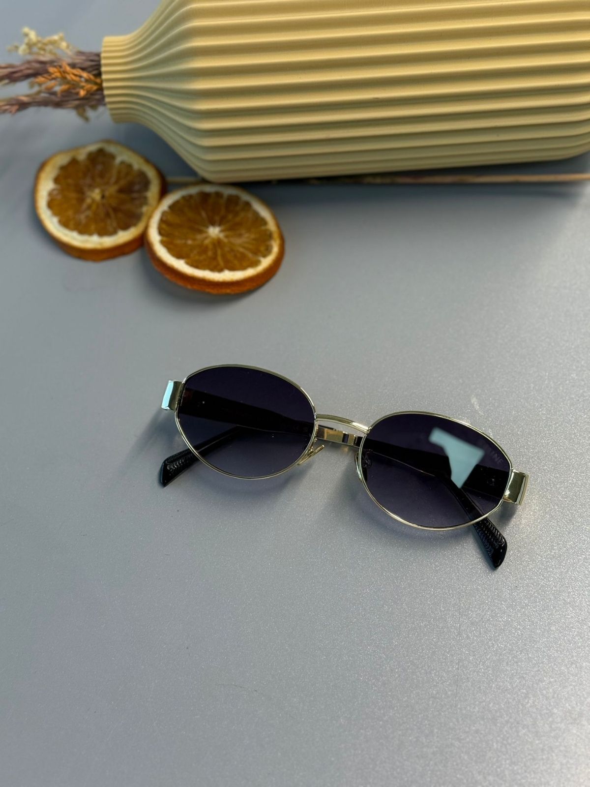 CELİNE İthal GÜNEŞ GÖZLÜĞÜ-908070- Gümüş Mavi