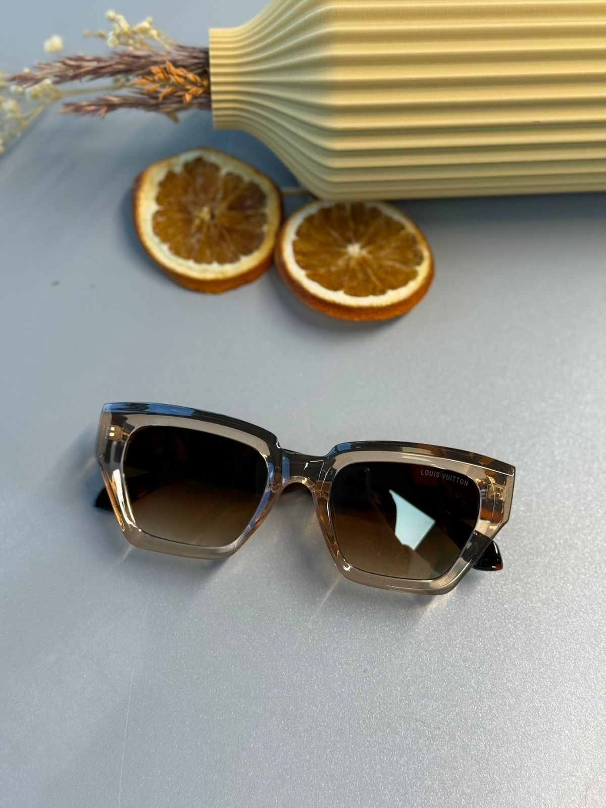 Louis Vuitton Clash Kare Güneş Gözlüğü - Kahve