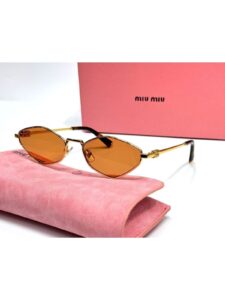 Mıu Mıu İthal Tasarım Güneş Gözlüğü - Turuncu