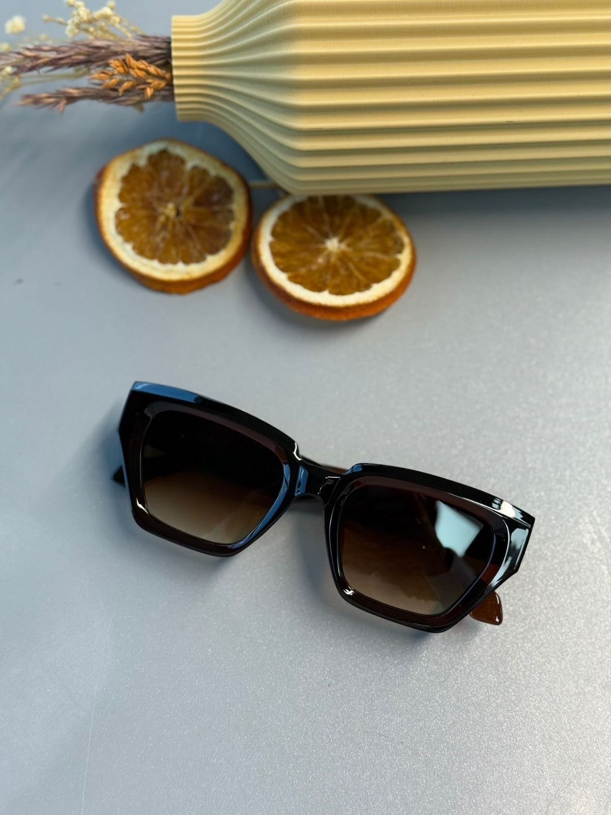 Louis Vuitton Clash Kare Güneş Gözlüğü - Koyu Kahve