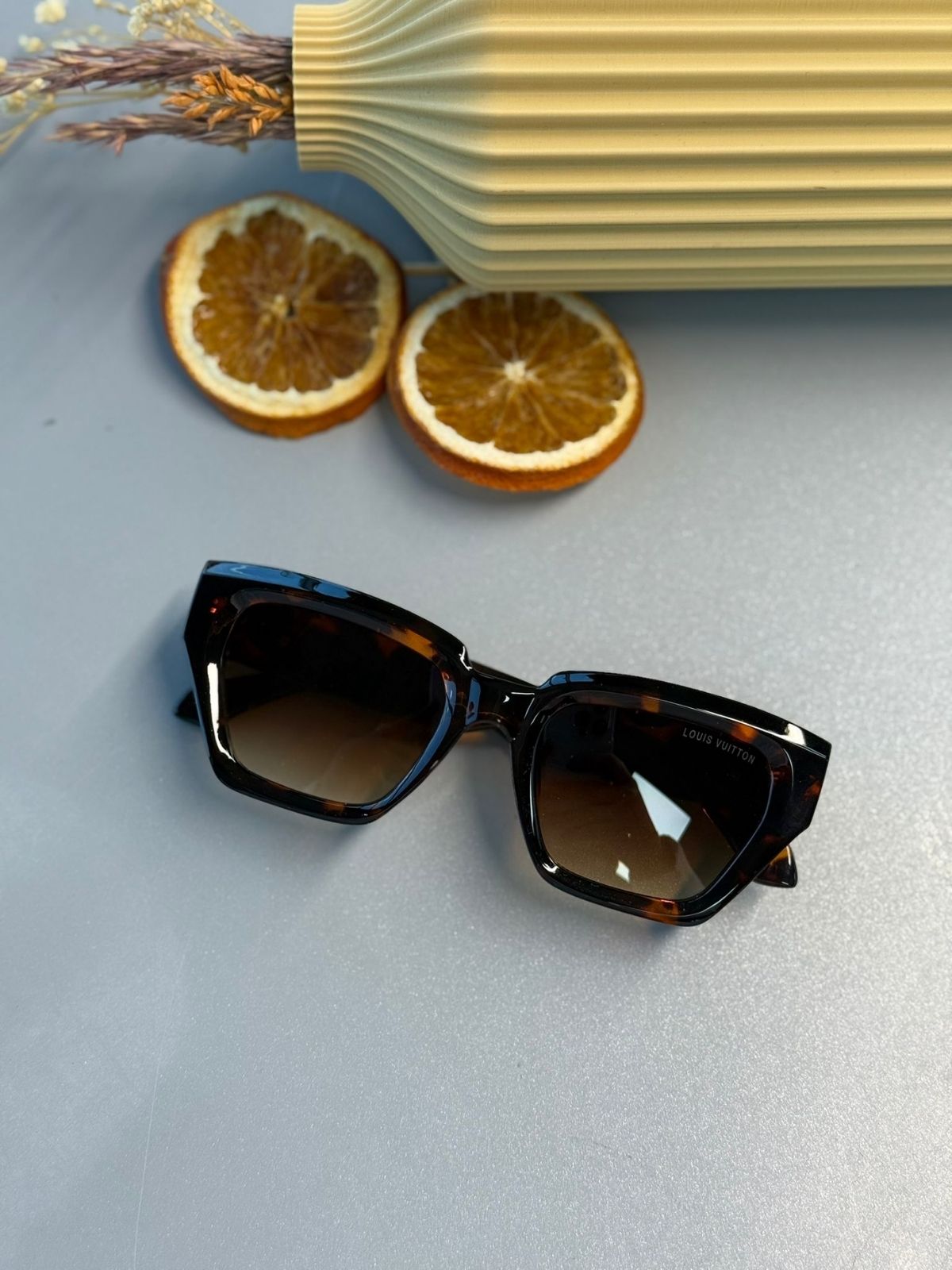 Louis Vuitton Clash Kare Güneş Gözlüğü - Tortoise Brown