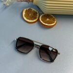 Lacoste Unisex Güneş Gözlüğü - Kahve logo cam