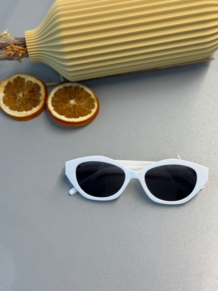 Saint Laurent SL M143 Cat-Eye Güneş Gözlüğü - Beyaz