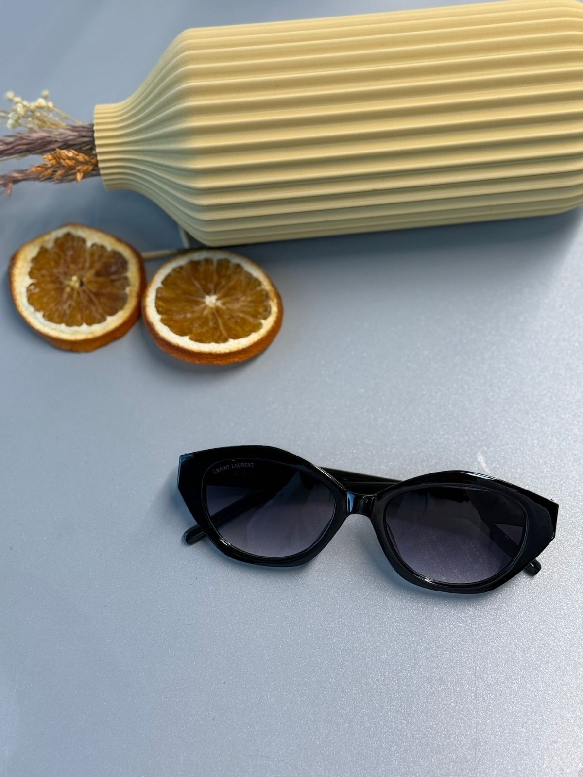 Saint Laurent SL M143 Cat-Eye Güneş Gözlüğü - Siyah