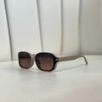 Miu Mİu Kemik Tasarım Güneş Gözlüğü - Vizon Sİyah