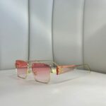 Mıu Mıu Dikdörtgen Tasarım Güneş Gözlüğü -Pembe