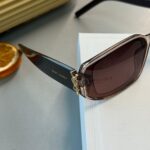 Yves Unisex Vintage Güneş Gözlüğü - Kahverengi