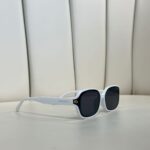 Miu Mİu Kemik Tasarım Güneş Gözlüğü - Beyaz