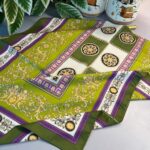 Versace Pamuk Soft Şal 61535 - Fıstık