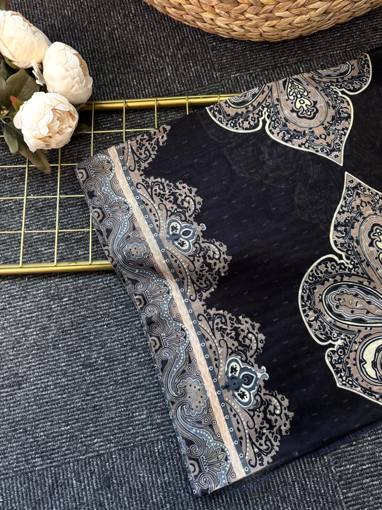 Bohemm Ruh Pamuk Şal-678456-Siyah