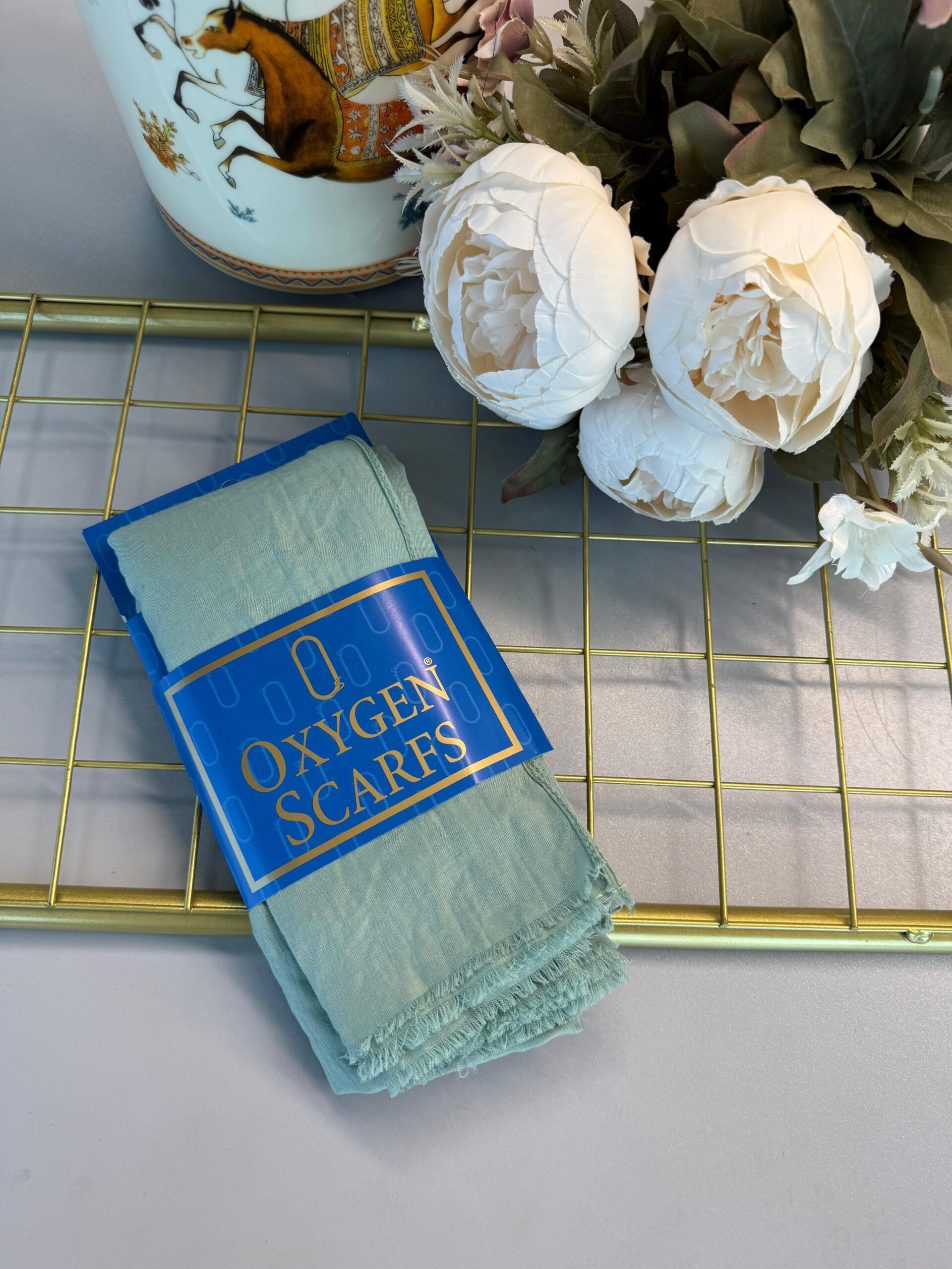 Oxygen His Serisi Pamuk Şal -Çağla