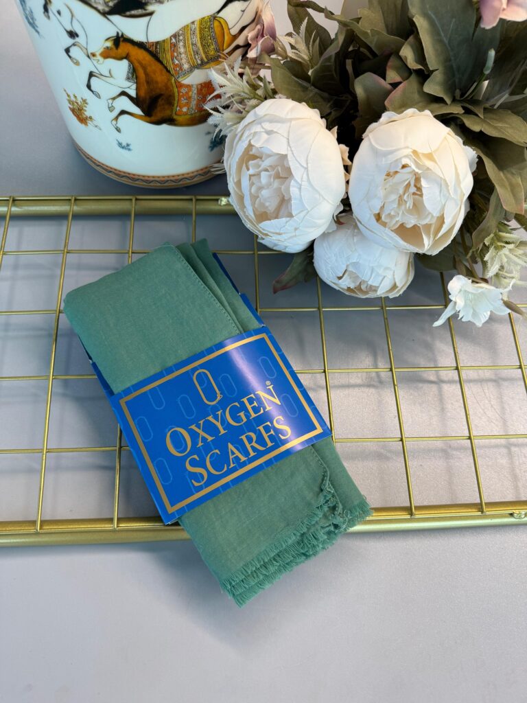 Oxygen His Serisi Pamuk Şal -Çağla yeşili