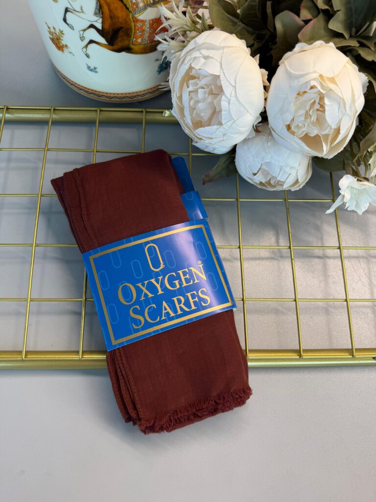 Oxygen His Serisi Pamuk Şal-Ağaç kabuğu