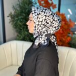 Coach Desen Vual  İpek Eşarp-86826-Beyaz