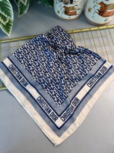 Dior Marka Vual  Eşarp-682626 -Lacivert