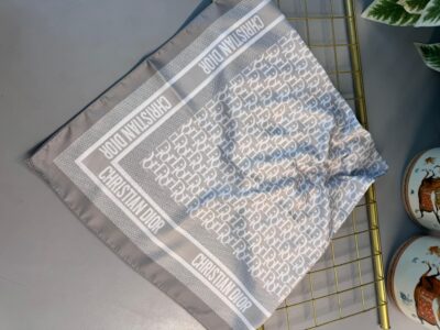 Dior Marka Vual  Eşarp-682626 -Gri