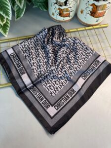 Dior Marka Vual  Eşarp-682626-Antrasit