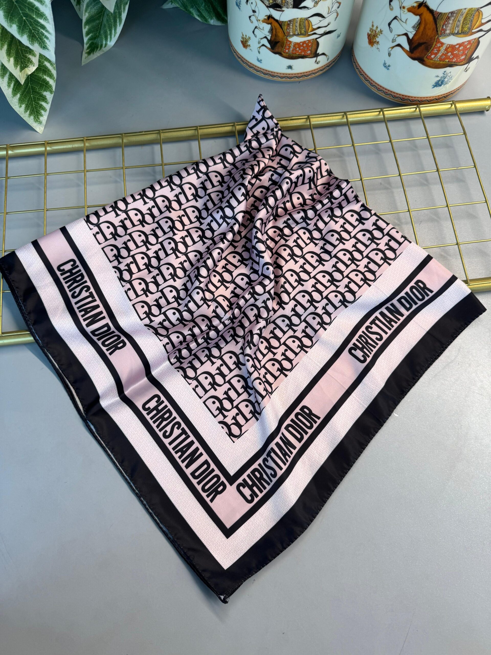 Dior Marka Vual  Eşarp-682626-Pamuk Şekeri