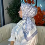 Celine  Desen Vual  İpek Eşarp-6204527-Gümüş