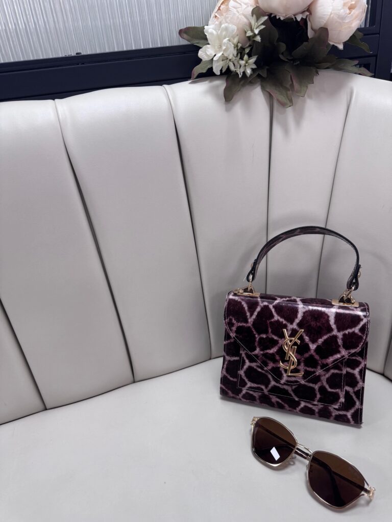 YSL İthal Çanta-869844- Kahve