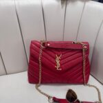 YSL İthal Çanta-869844- Kırmızı
