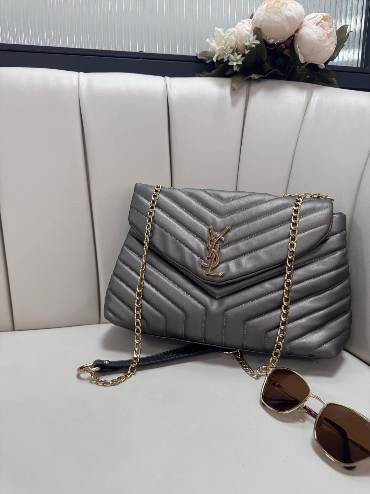 YSL İthal Çanta-869844- Antrasit