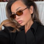 Mıu Mıu İthal Kare Güneş Gözlüğü - Kahve