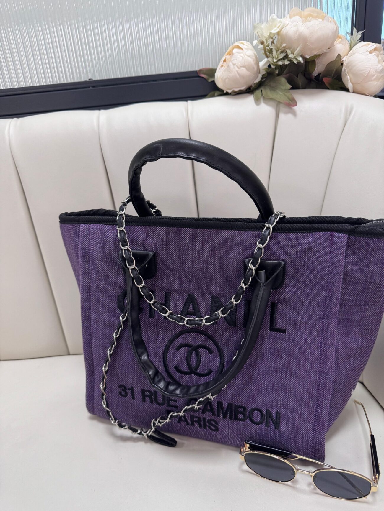 Chanel İthal Çanta-869844- Mor