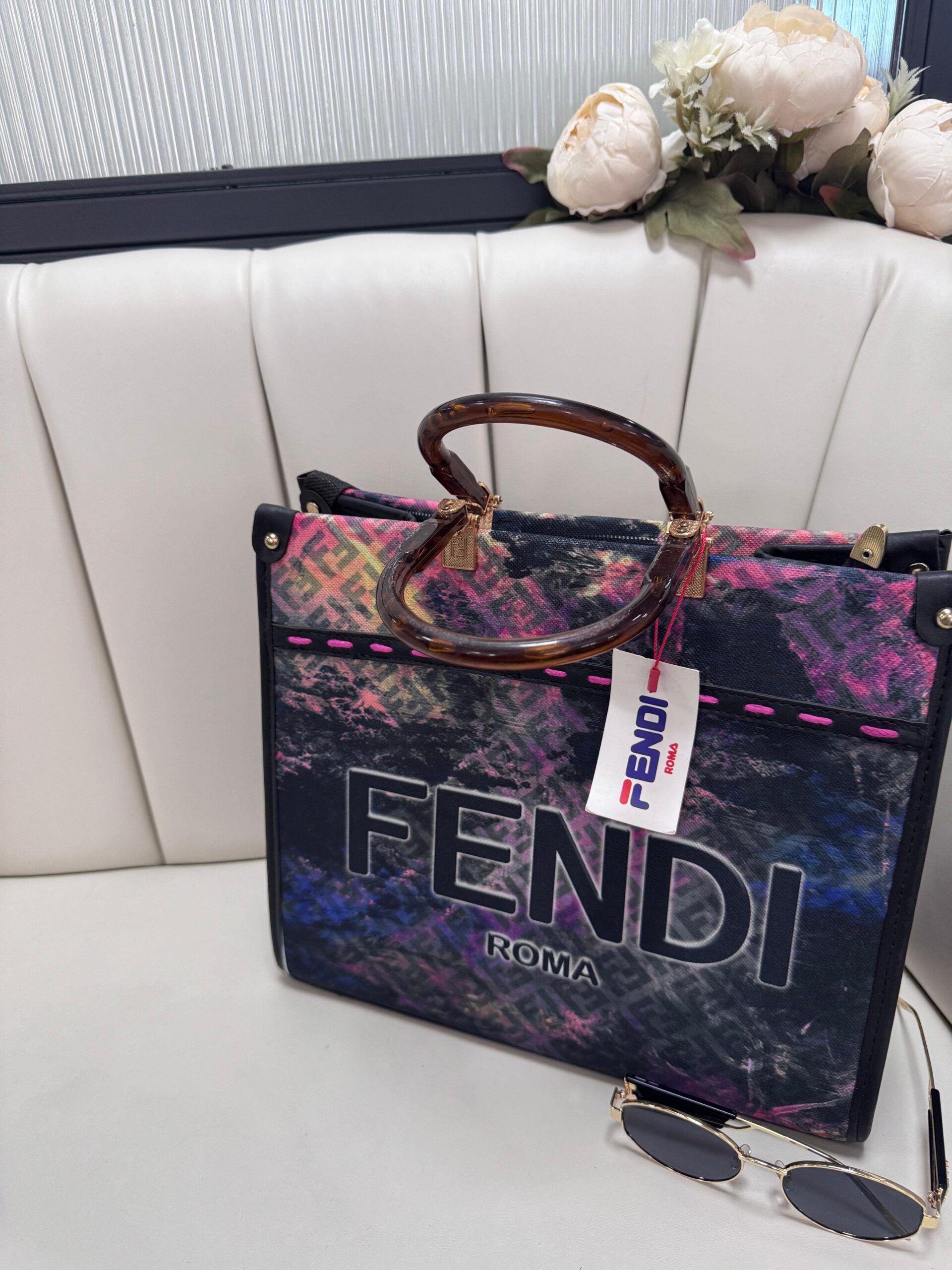 Fendi İthal Çanta-869844- Gökkuşağı