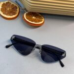 Fendi Üçgen Tasarım Daimond Güneş Gözlüğü - Mat Siyah Degrade