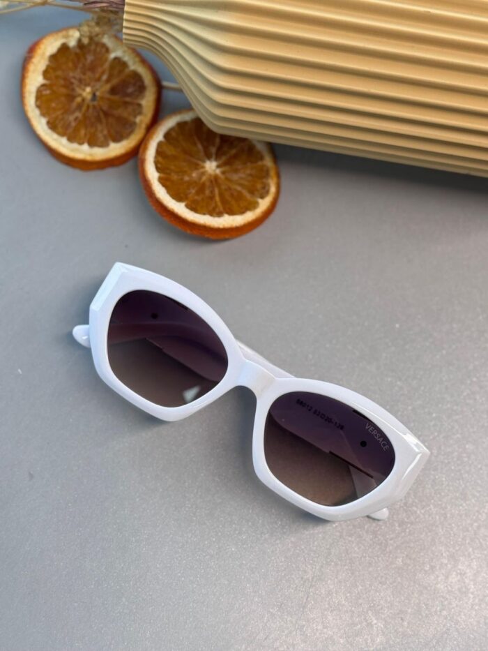 Versace Gold Detay Güneş Gözlüğü - Beyaz