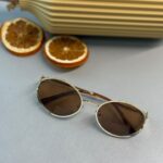 Mıu Mıu İthal Kesik Oval Güneş Gözlüğü -Kahve