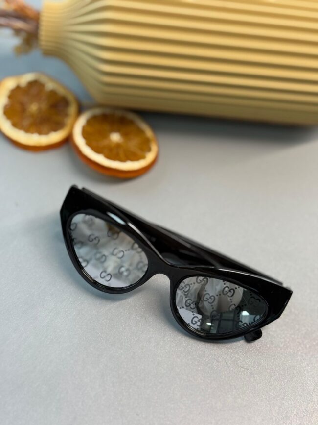 Gucci Kedi Gözü Güneş Gözlüğü - Siyah Degrade