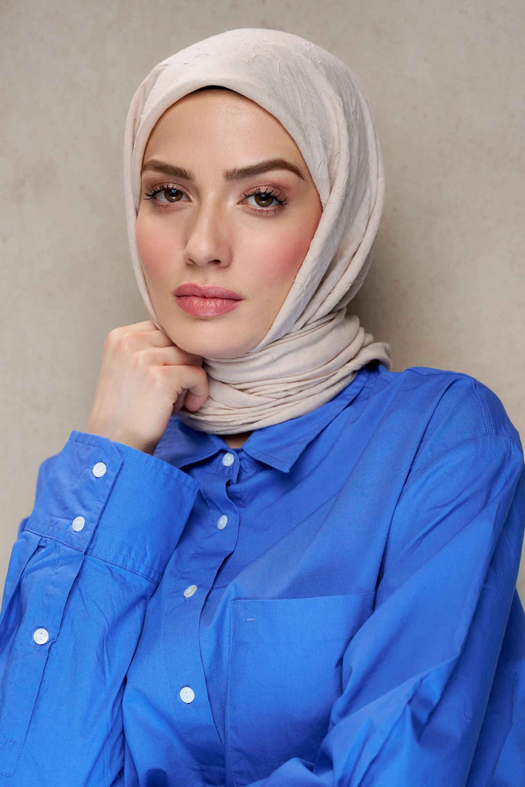 Organic Bambu Eşarp-Sütlü kahve