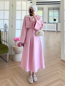 Jade Elbise L10046 - Pembe