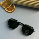 Ray-Ban Unisex Octagonal Classic - Gold Detaylı Yeşil Lens Güneş Gözlüğü