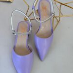 Klasik Taşlı Stiletto – Lavanta 40 Beden