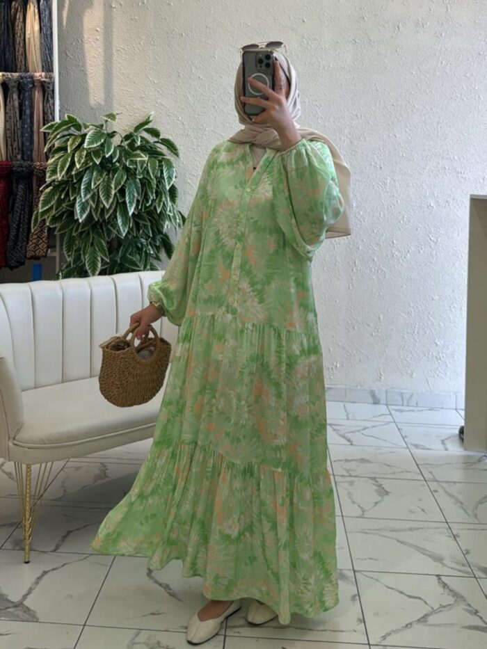 Fresh Cool Breeze Elbise -  Pastel