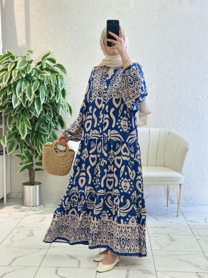 Merla Miss Elbise L1002 - Derin Mavi