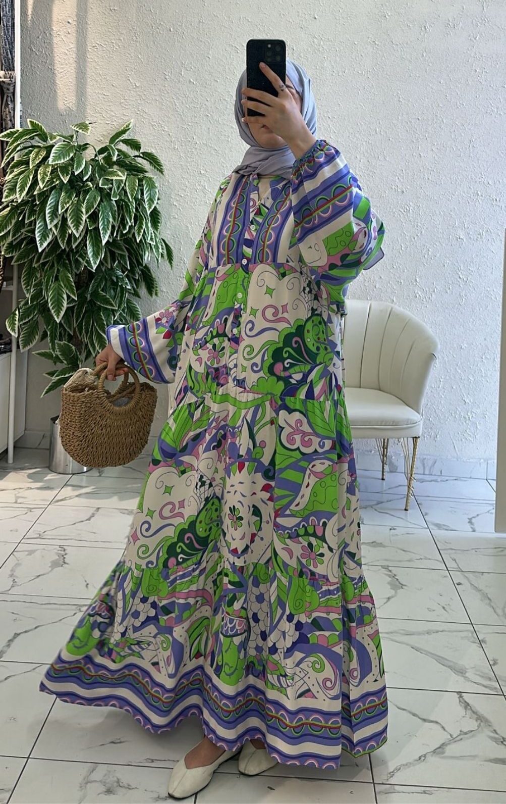 Vanella Brezze Elbise L1004 - Lavanta