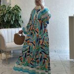 Lorella Look Elbise L10024 - Deniz Mavi