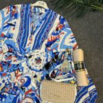 Vanella Brezze Elbise L10024 - Okyanus