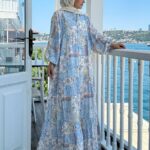 Bohem Rüya Elbise L10044 - Deniz Köpüğü