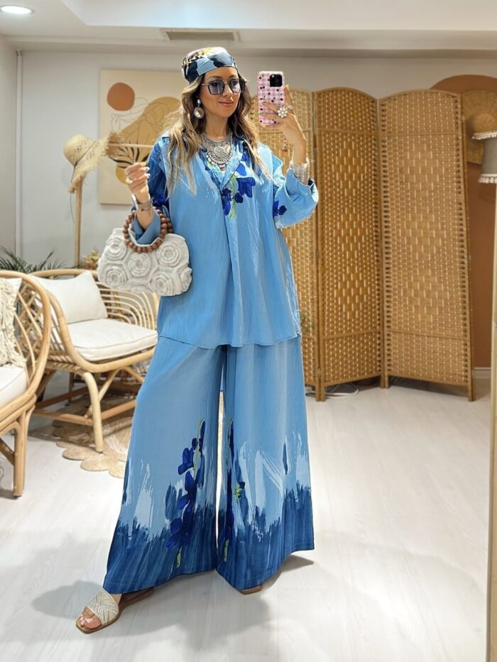 Alina İkili Takım TK10058 - Okyanus Mavi