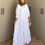 Lola Motif Desen Elbise L10084 -  Vanilya