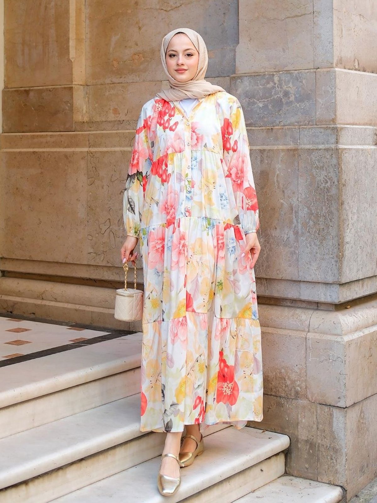 Soho Pastel Elbise L10096 - Gülce