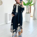 Sofia İkili Takım TK100110 - Siyah İnci