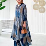 Laura İkili Takım TK100121 - Gölgeli Mavi