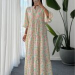 Elvan Desen Elbise L100130 - Pastel