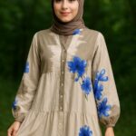 Helena Desen Elbise L100127 - Vanilya Krem